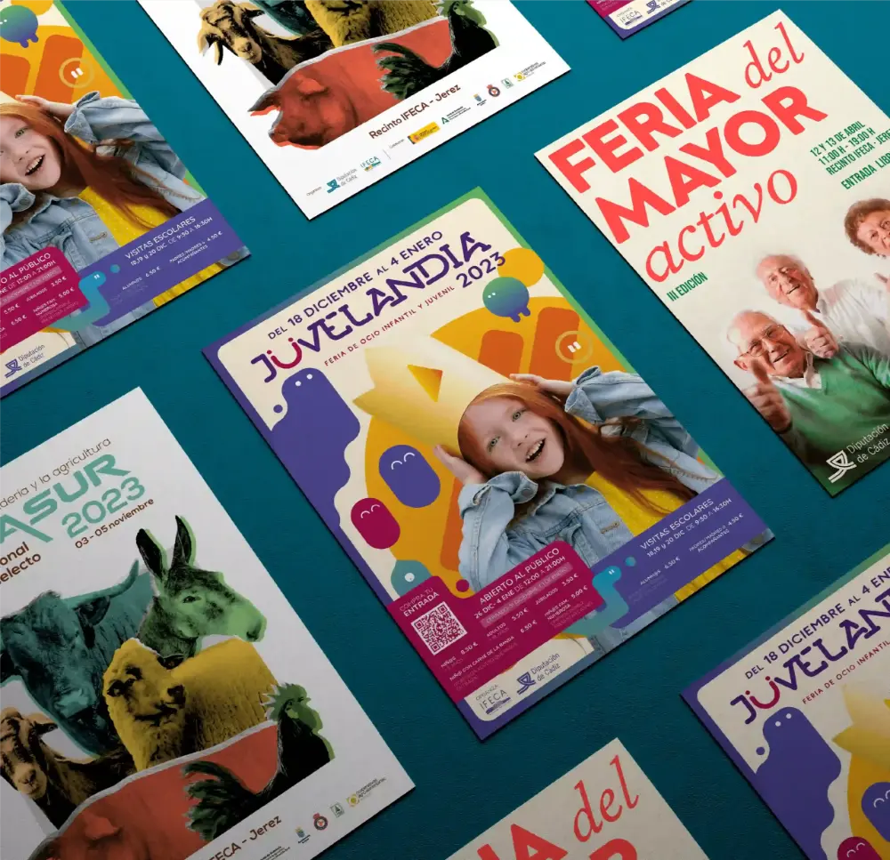 Diseño de Cartelería, lonas, rollups y creación Spot Publicitario