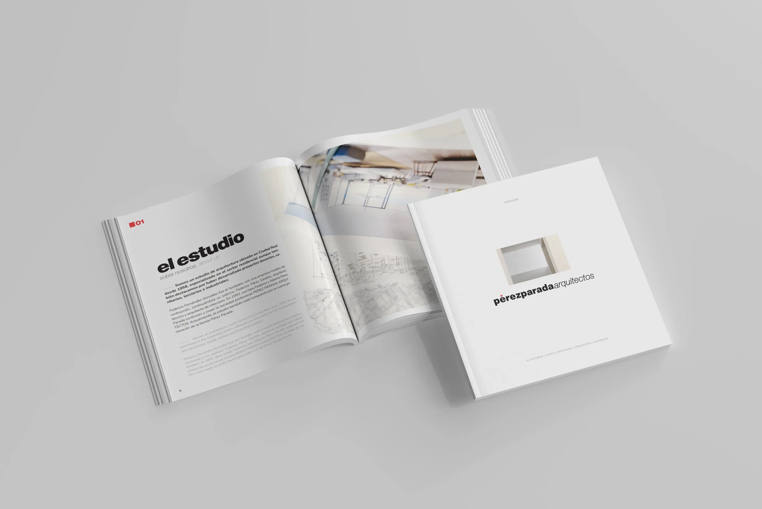 Identidad y presencia digital que reflejan la elegancia y el detalle del estudio PérezParada Arquitectos.