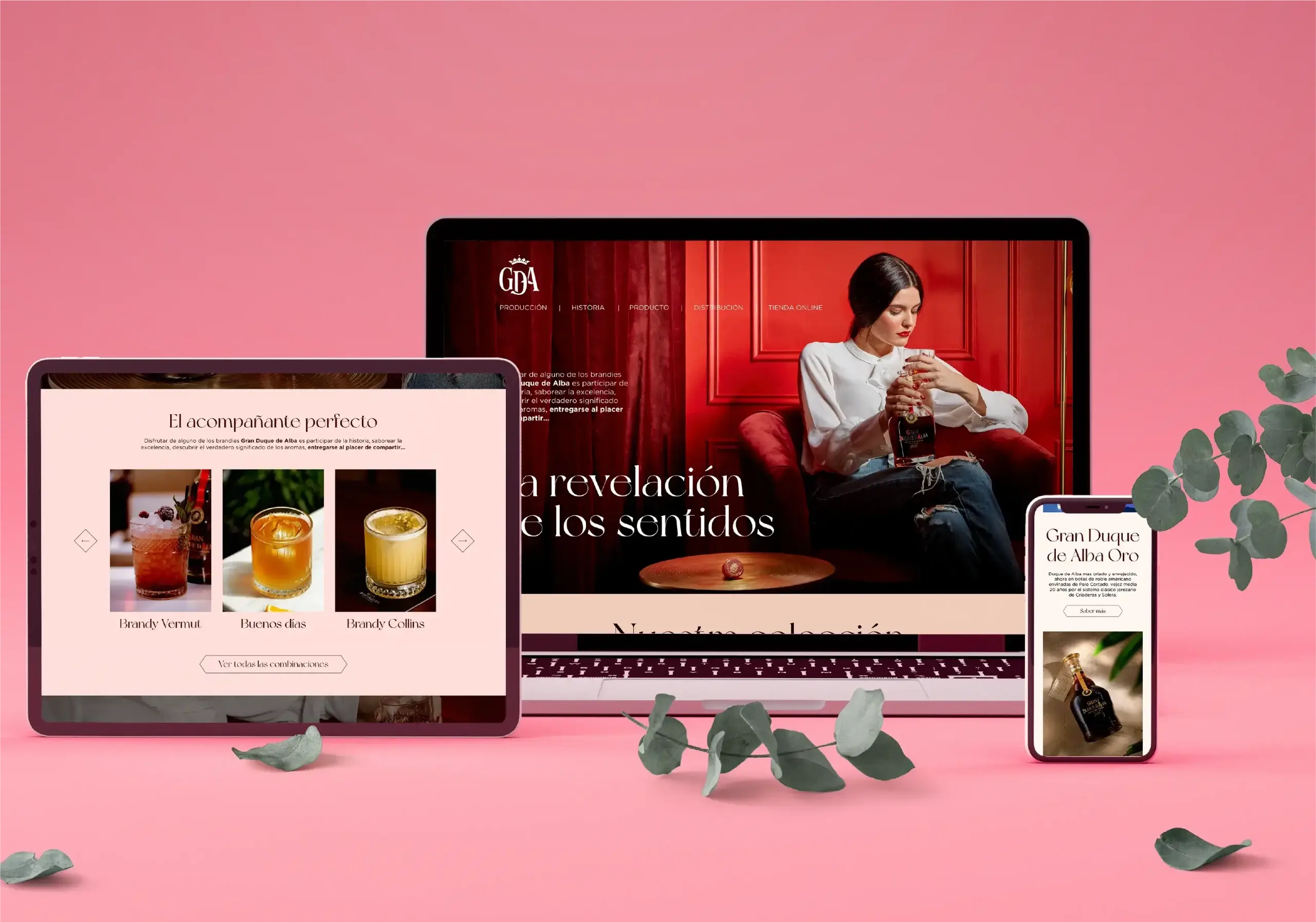 Diseño y desarrollo web para la joya de la corona de Williams & Humbert.