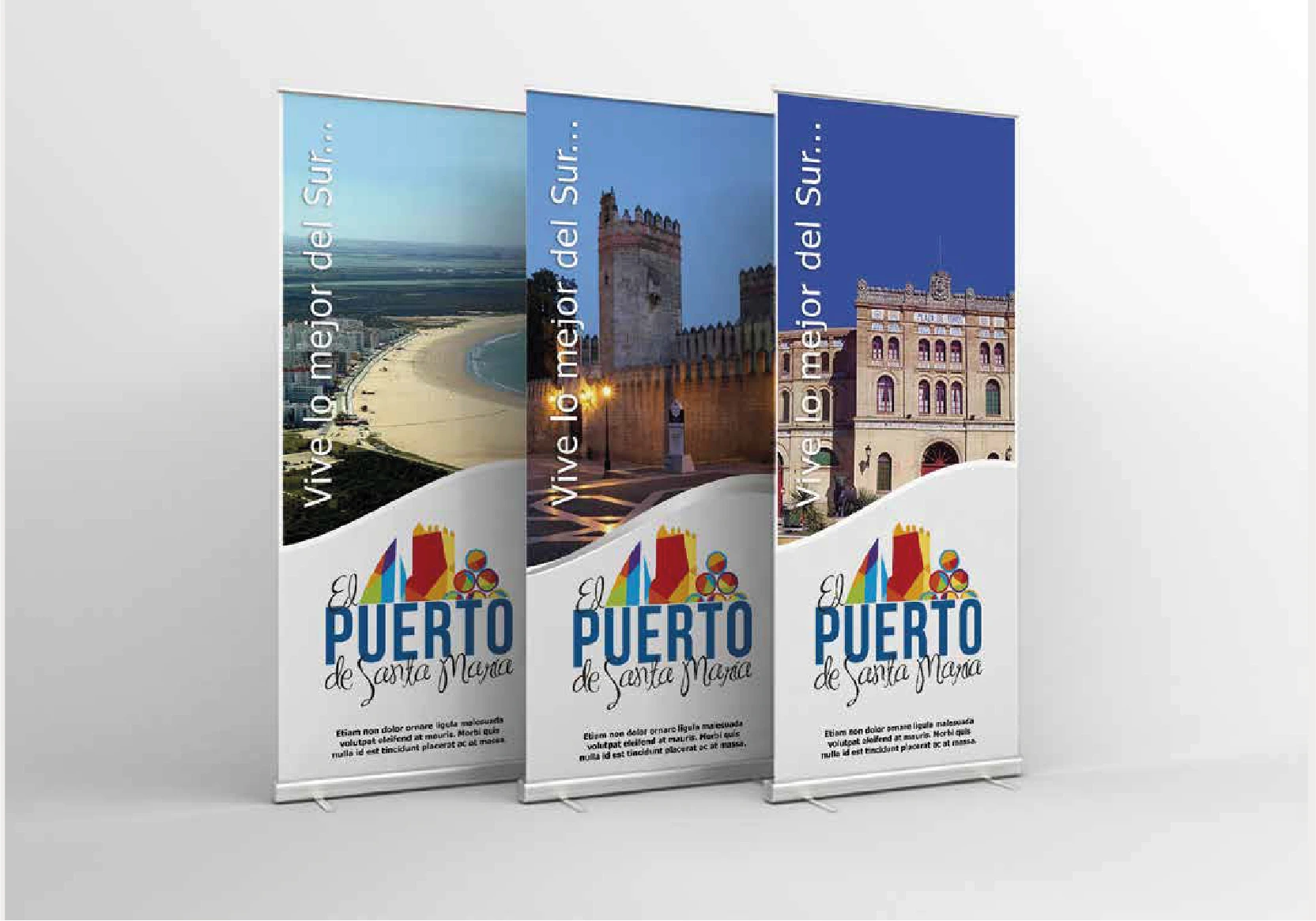 Identidad visual y universo gráfico para una ciudad luminosa y abierta al mar.